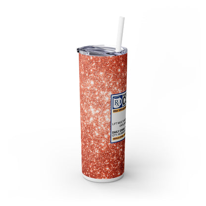 RX Coffee - SleekSip Skinny 20oz Tumbler with Straw