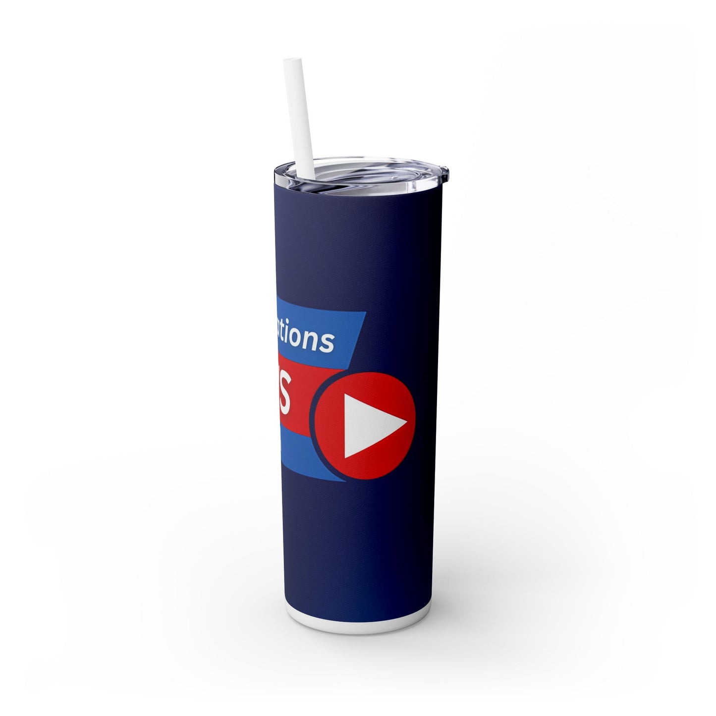 iSkyCreations - News & Media - SleekSip Skinny 20oz Tumbler with Straw