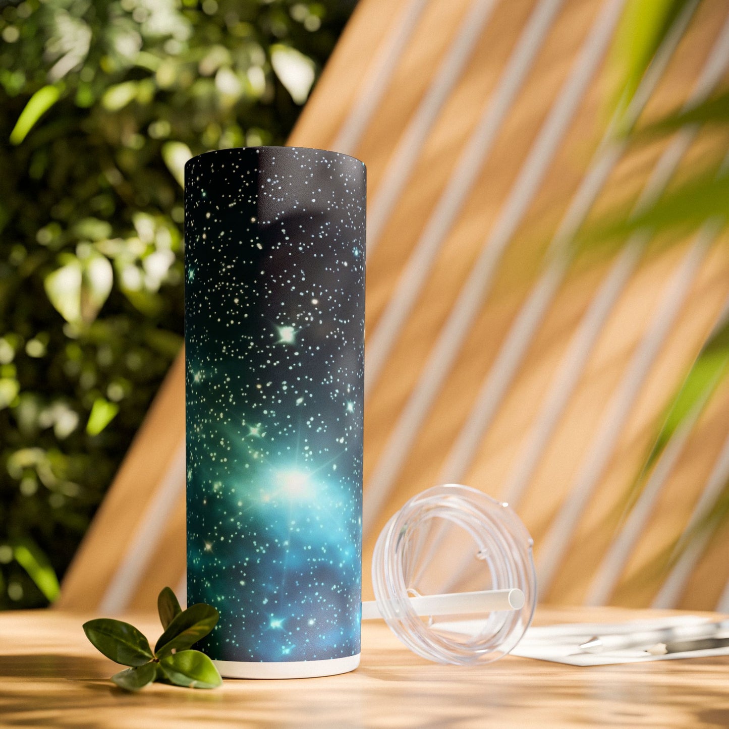 Starry Sky Galaxy - SleekSip Skinny 20oz Tumbler with Straw