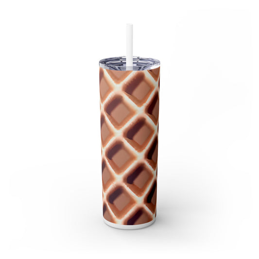 Waffle Cone - SleekSip Skinny 20oz Tumbler with Straw