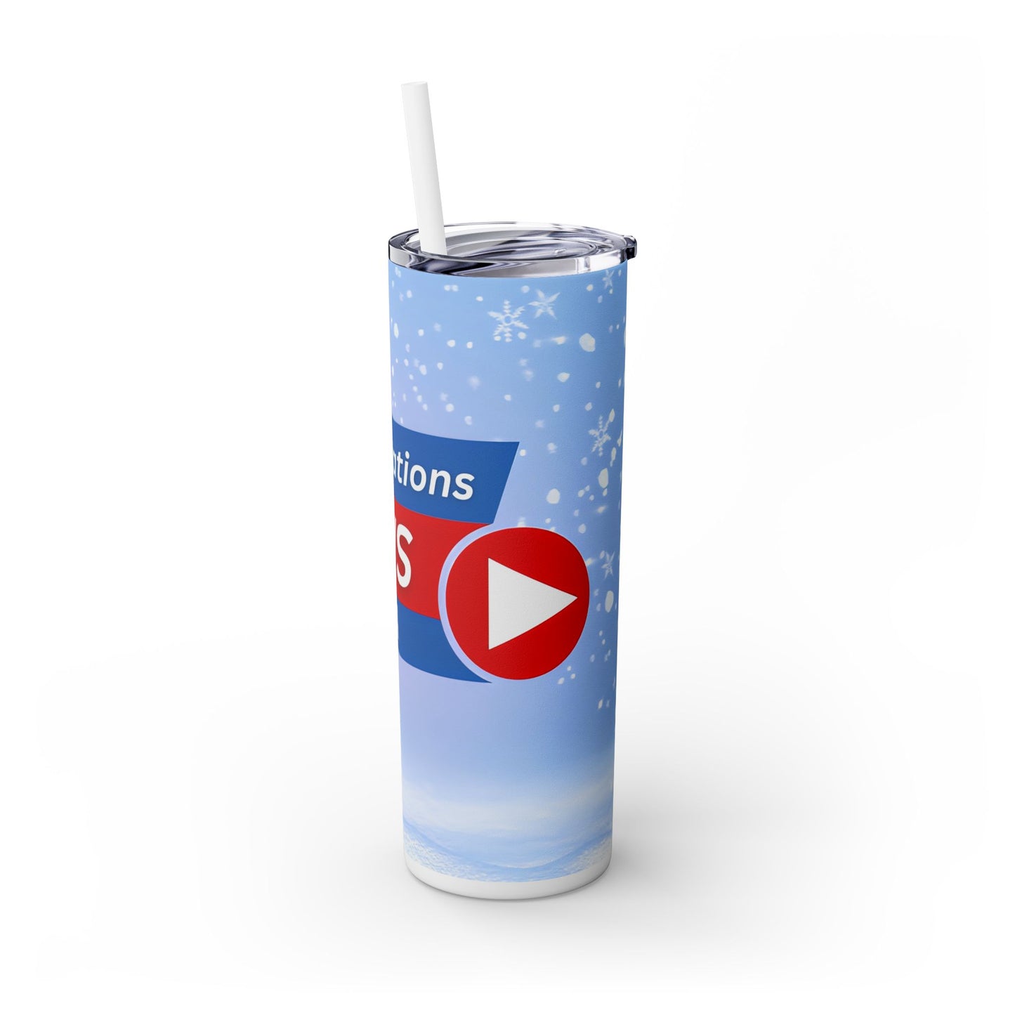 iSkyCreations - News & Media - SleekSip Skinny 20oz Tumbler with Straw