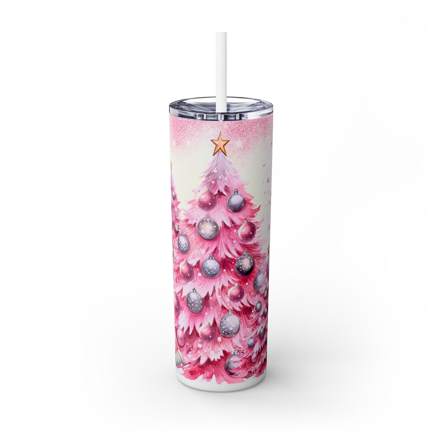 Christmas Time - SleekSip Skinny 20oz Tumbler with Straw