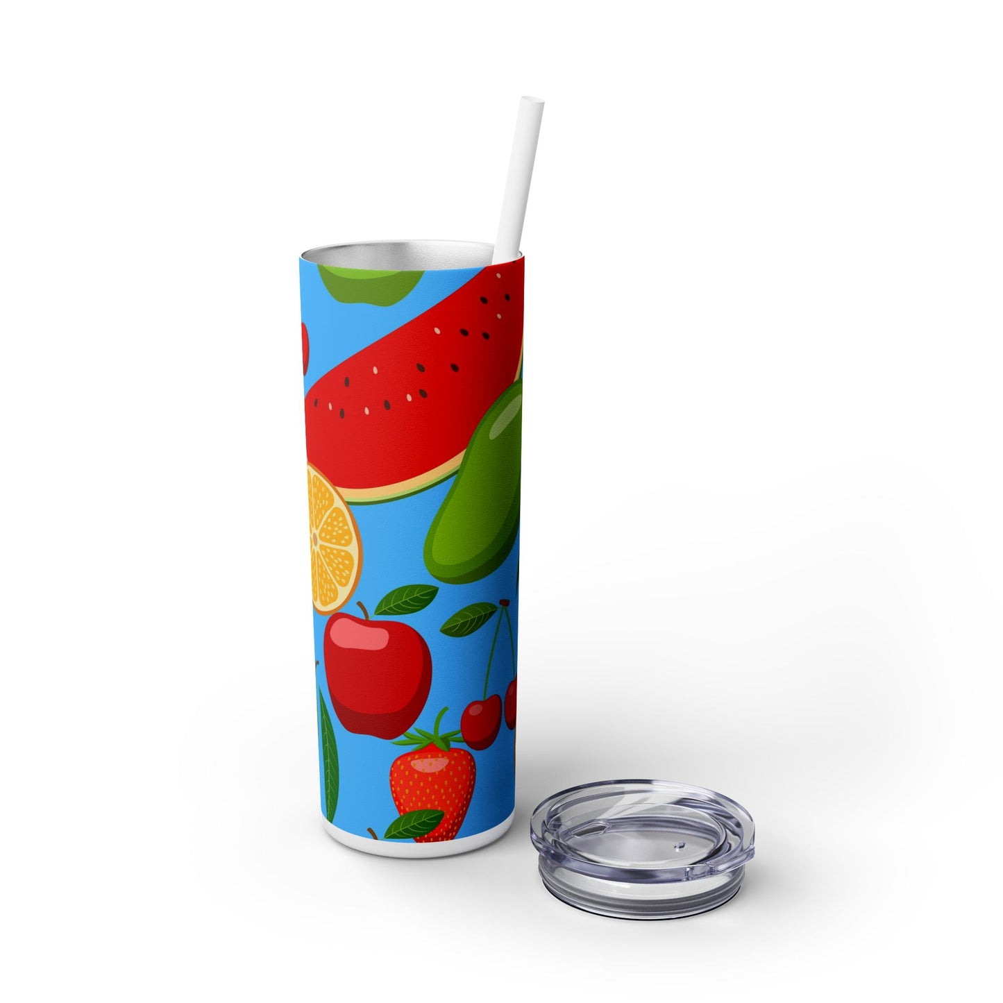 Delicious Fruit - SleekSip Skinny 20oz Tumbler with Straw