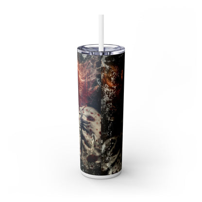 Scary Halloween Clown - SleekSip Skinny 20oz Tumbler with Straw