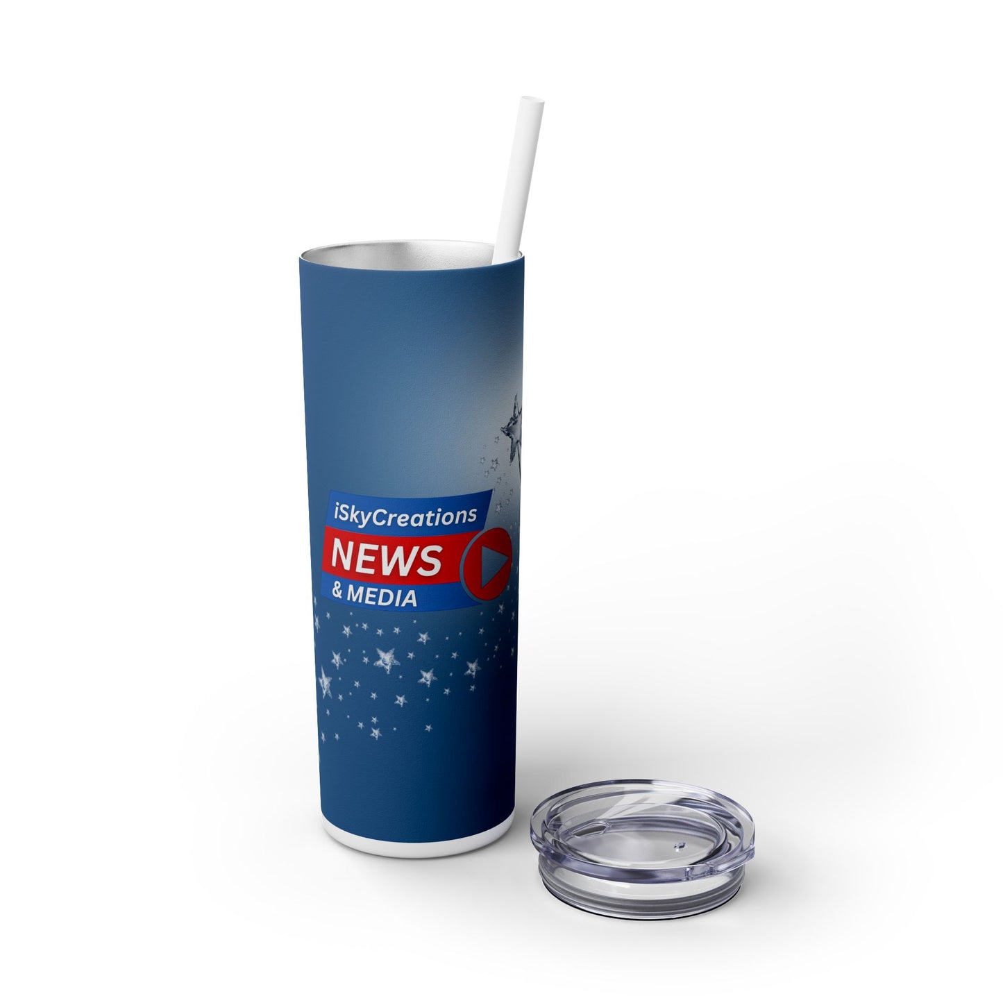 iSkyCreations - News & Media - SleekSip Skinny 20oz Tumbler with Straw