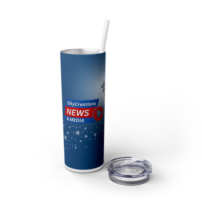 iSkyCreations - News & Media - SleekSip Skinny 20oz Tumbler with Straw