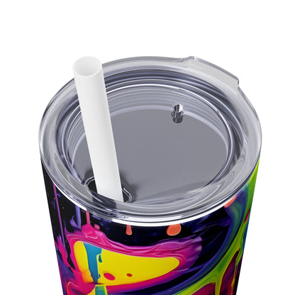 Graffiti - SleekSip Skinny 20oz Tumbler with Straw