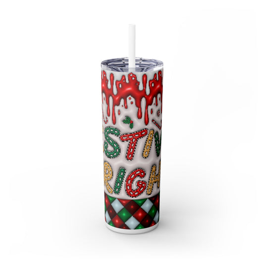 Festive & Bright Tumbler – Spread holiday cheer with every sip!