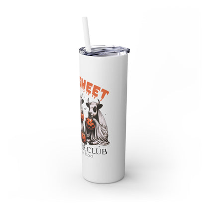 Bull Sheet Cow Lovers Club - SleekSip Skinny 20oz Tumbler with Straw