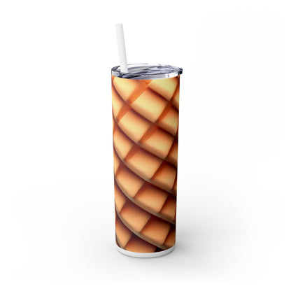 Waffle Cone - SleekSip Skinny 20oz Tumbler with Straw