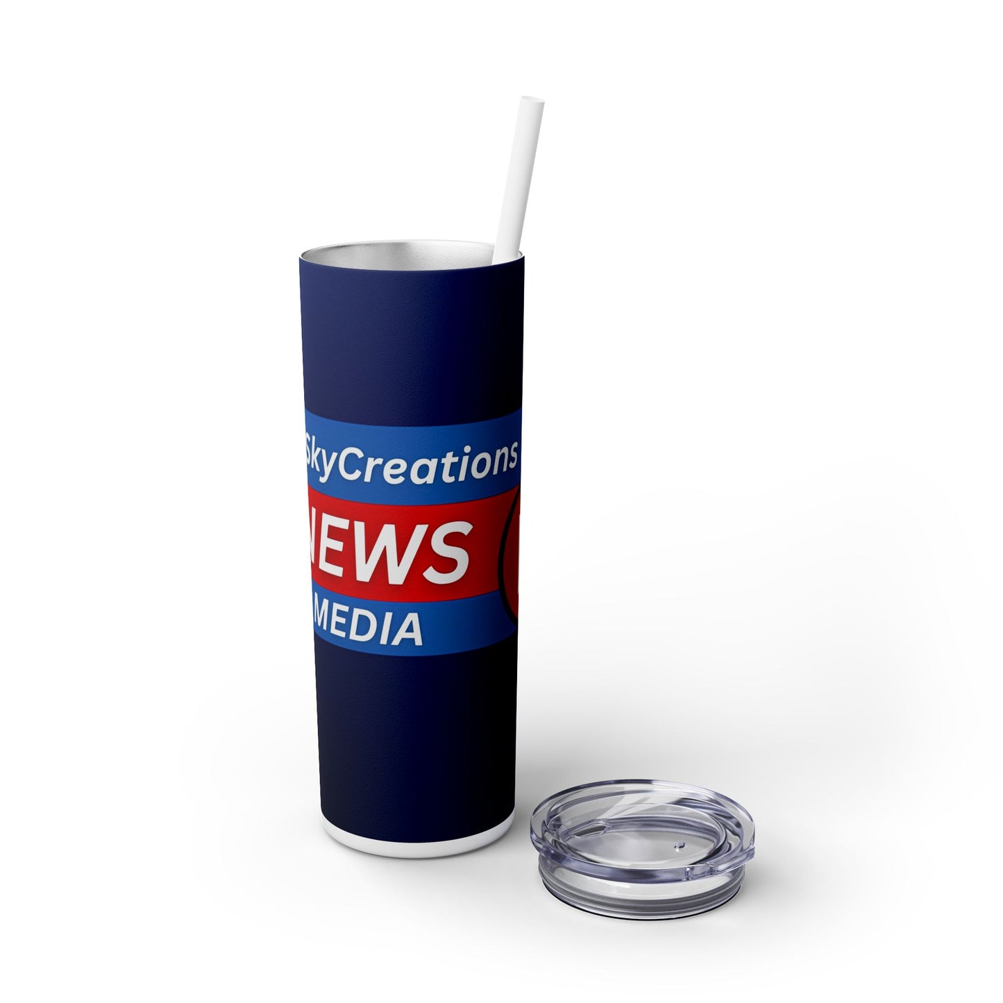 iSkyCreations - News & Media - SleekSip Skinny 20oz Tumbler with Straw