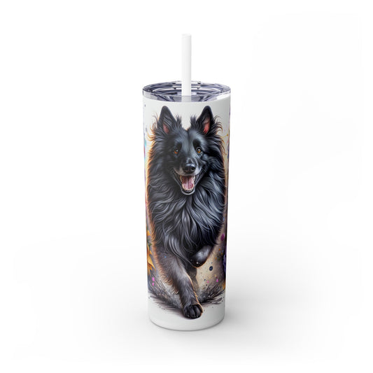 Belgian Tervuren - SleekSip Skinny 20oz Tumbler with Straw