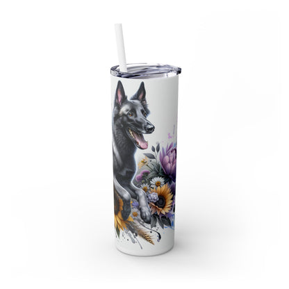 Belgian Malinois - SleekSip Skinny 20oz Tumbler with Straw