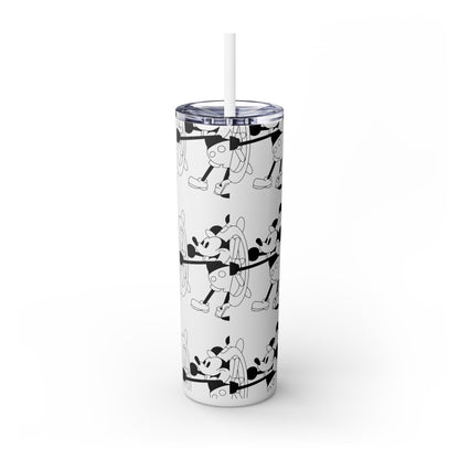 Steamboat Mickey Mouse - SleekSip Skinny 20oz Tumbler with Straw