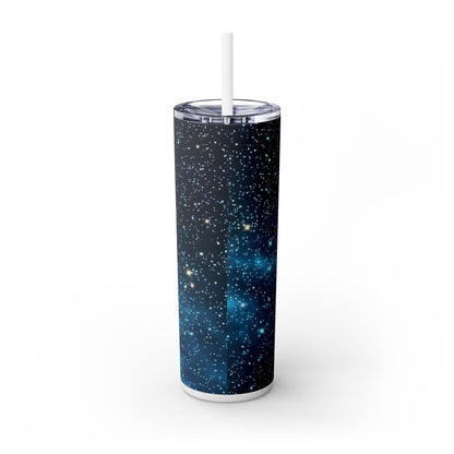 Starry Sky Galaxy - SleekSip Skinny 20oz Tumbler with Straw