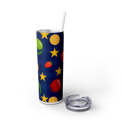 Delicious Fruit - SleekSip Skinny 20oz Tumbler with Straw