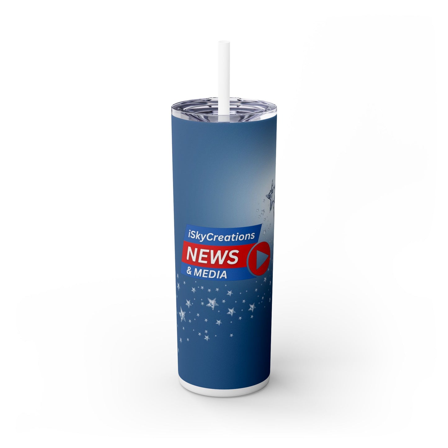 iSkyCreations - News & Media - SleekSip Skinny 20oz Tumbler with Straw