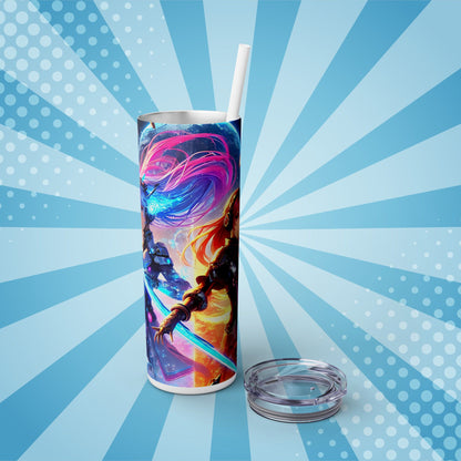 Cosmic Fire Anime Tumbler – 20oz