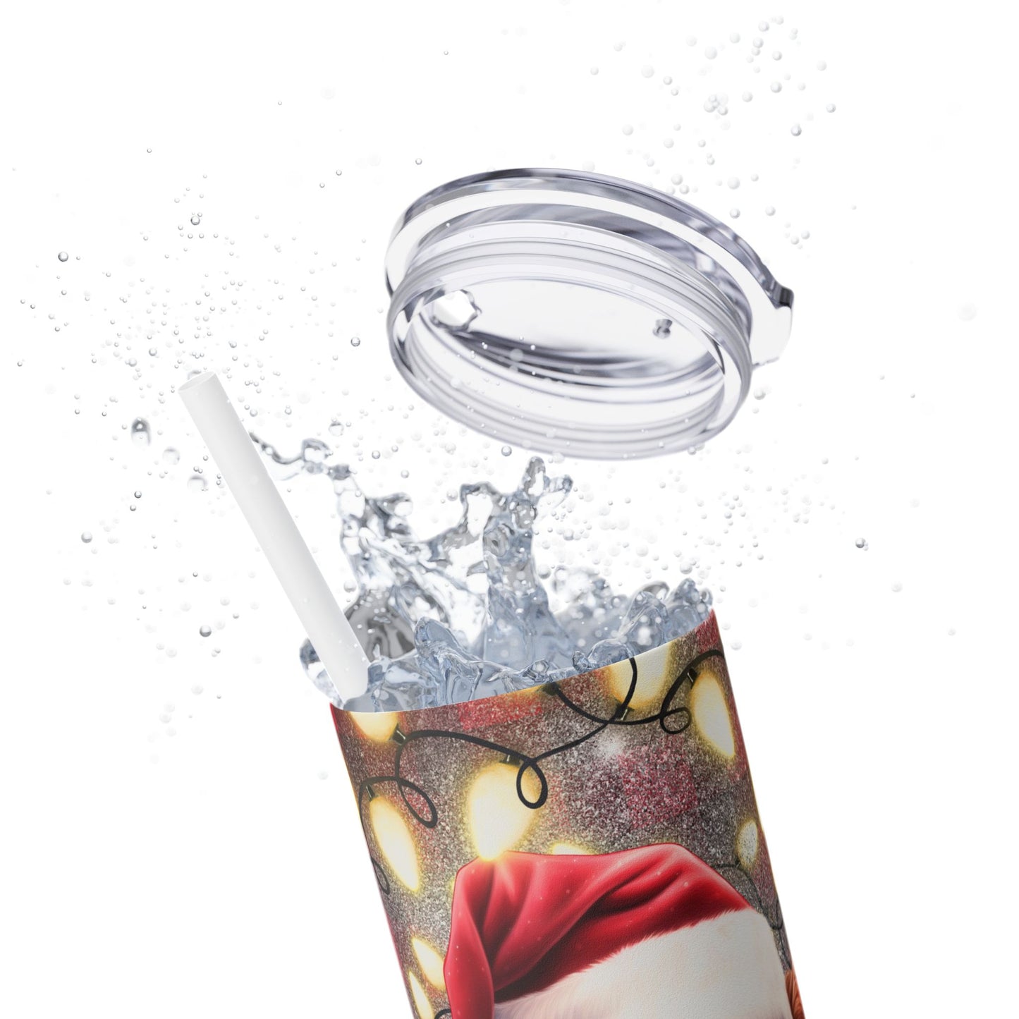 Christmas Time - SleekSip Skinny 20oz Tumbler with Straw