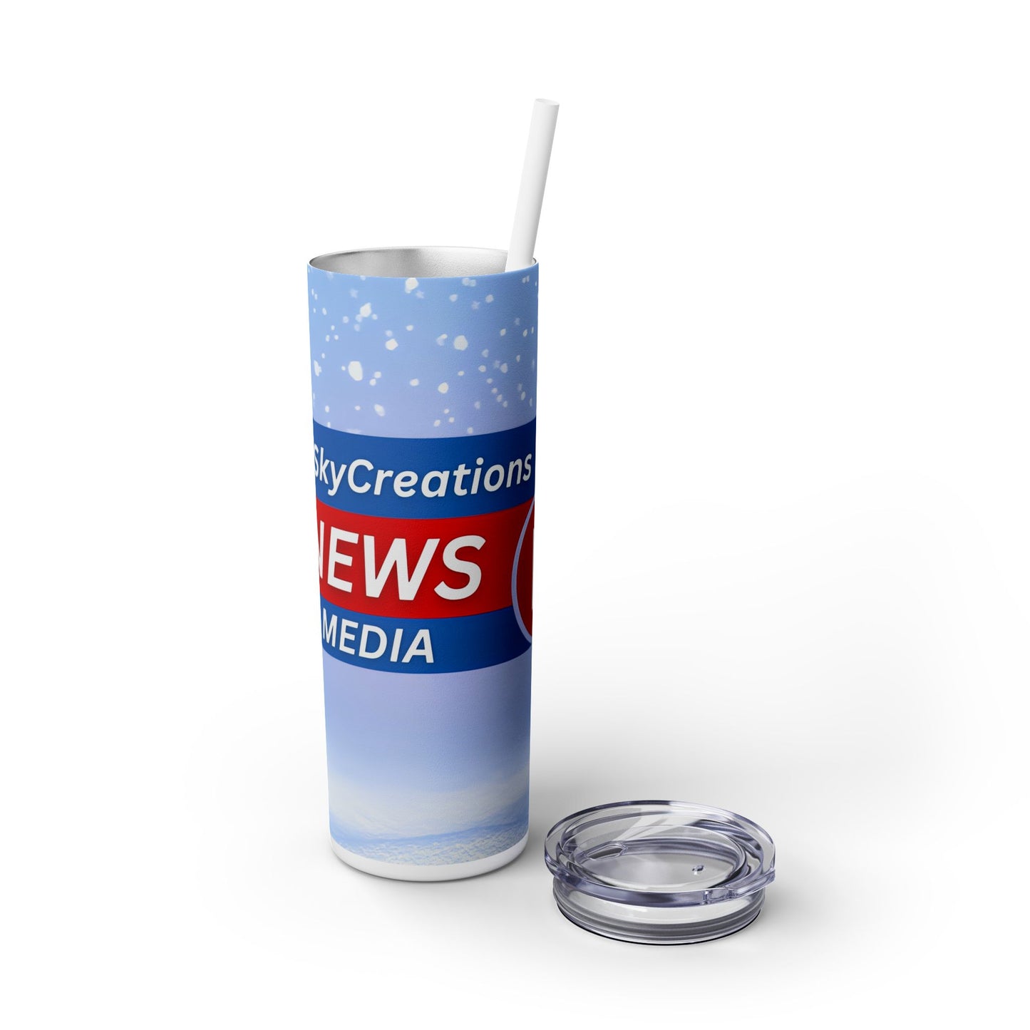 iSkyCreations - News & Media - SleekSip Skinny 20oz Tumbler with Straw