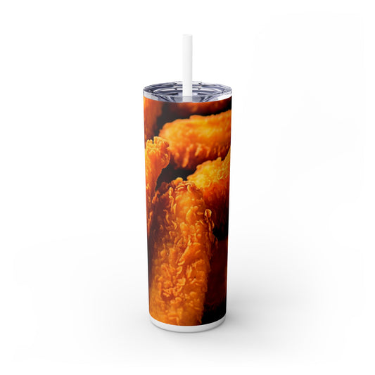 Chicken Strips - SleekSip Skinny 20oz Tumbler with Straw