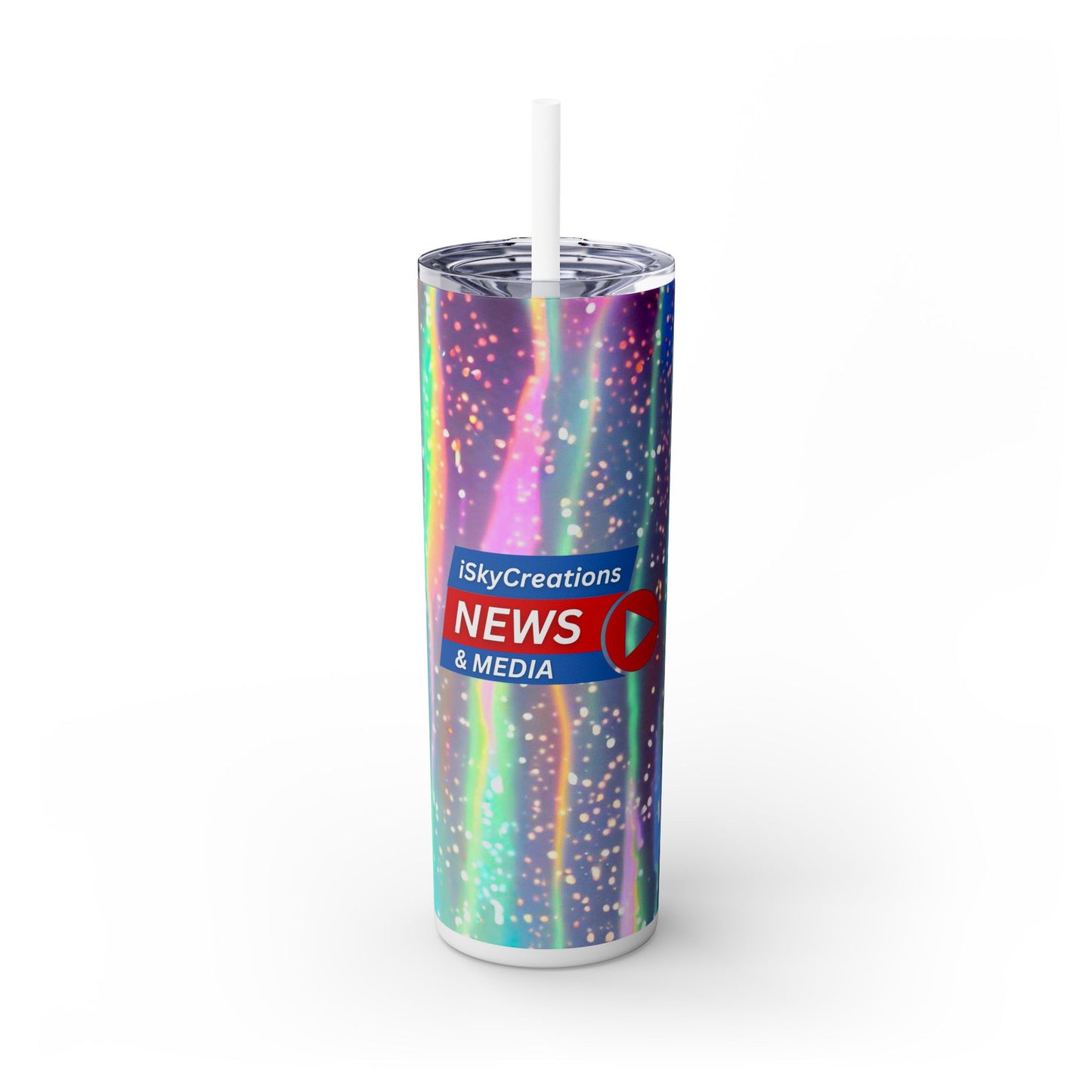 iSkyCreations - News & Media - SleekSip Skinny 20oz Tumbler with Straw