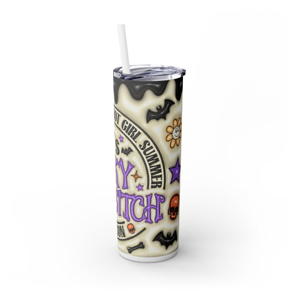 Spooky B**** Season - SleekSip Skinny 20oz Tumbler with Straw