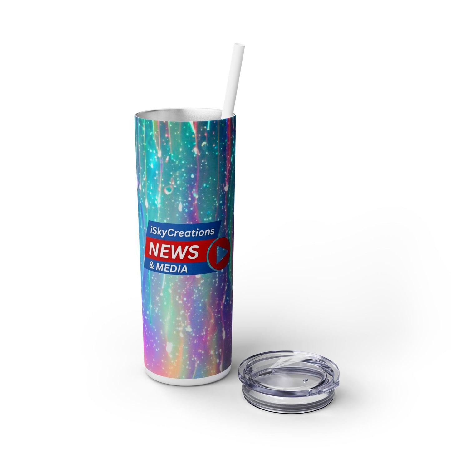 iSkyCreations - News & Media - SleekSip Skinny 20oz Tumbler with Straw