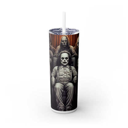 Scary Halloween Monsters - SleekSip Skinny 20oz Tumbler with Straw