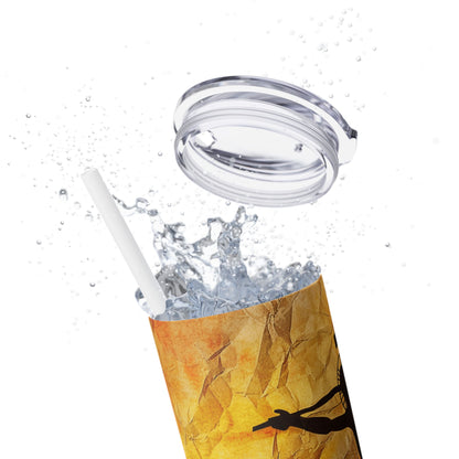 Jesus died for our sins - SleekSip Skinny 20oz Tumbler with Straw