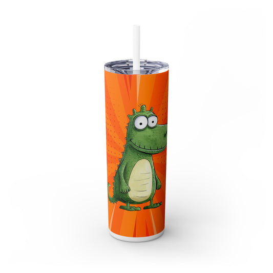 Wacky Animals - SleekSip Skinny 20oz Tumbler with Straw