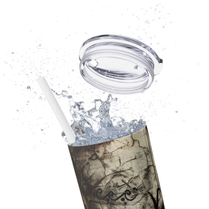 Scary Halloween Clown - SleekSip Skinny 20oz Tumbler with Straw