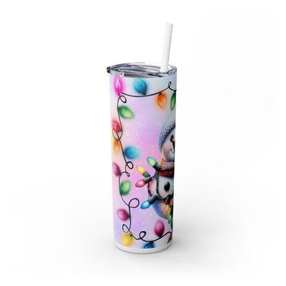 Christmas Time - SleekSip Skinny 20oz Tumbler with Straw