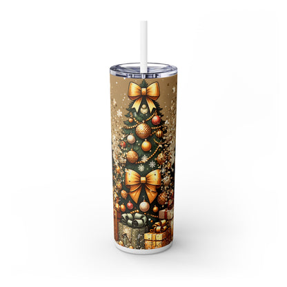 Christmas Time - SleekSip Skinny 20oz Tumbler with Straw