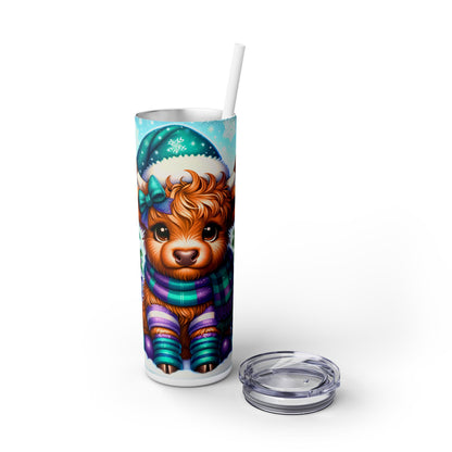 Christmas Time - SleekSip Skinny 20oz Tumbler with Straw