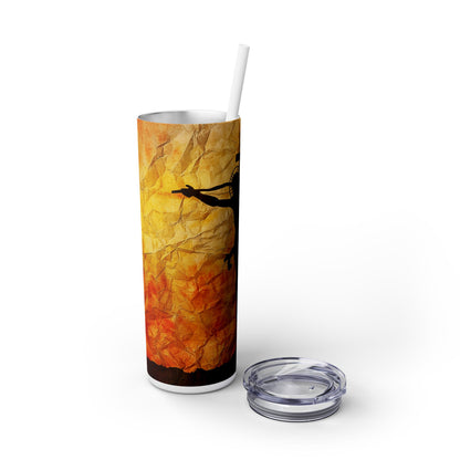 Jesus died for our sins - SleekSip Skinny 20oz Tumbler with Straw