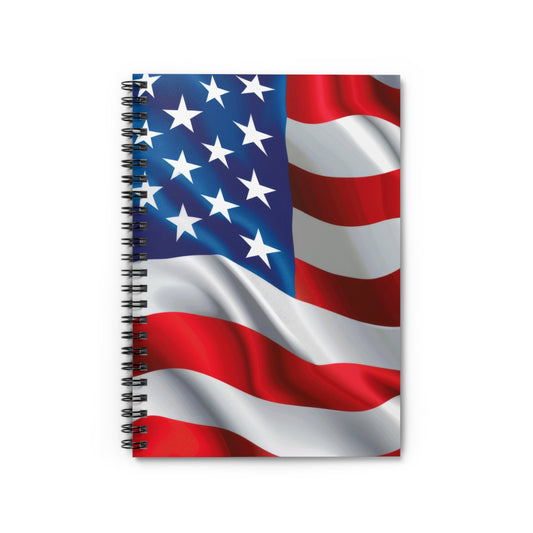 Stars and Stripes Spiral Notebook