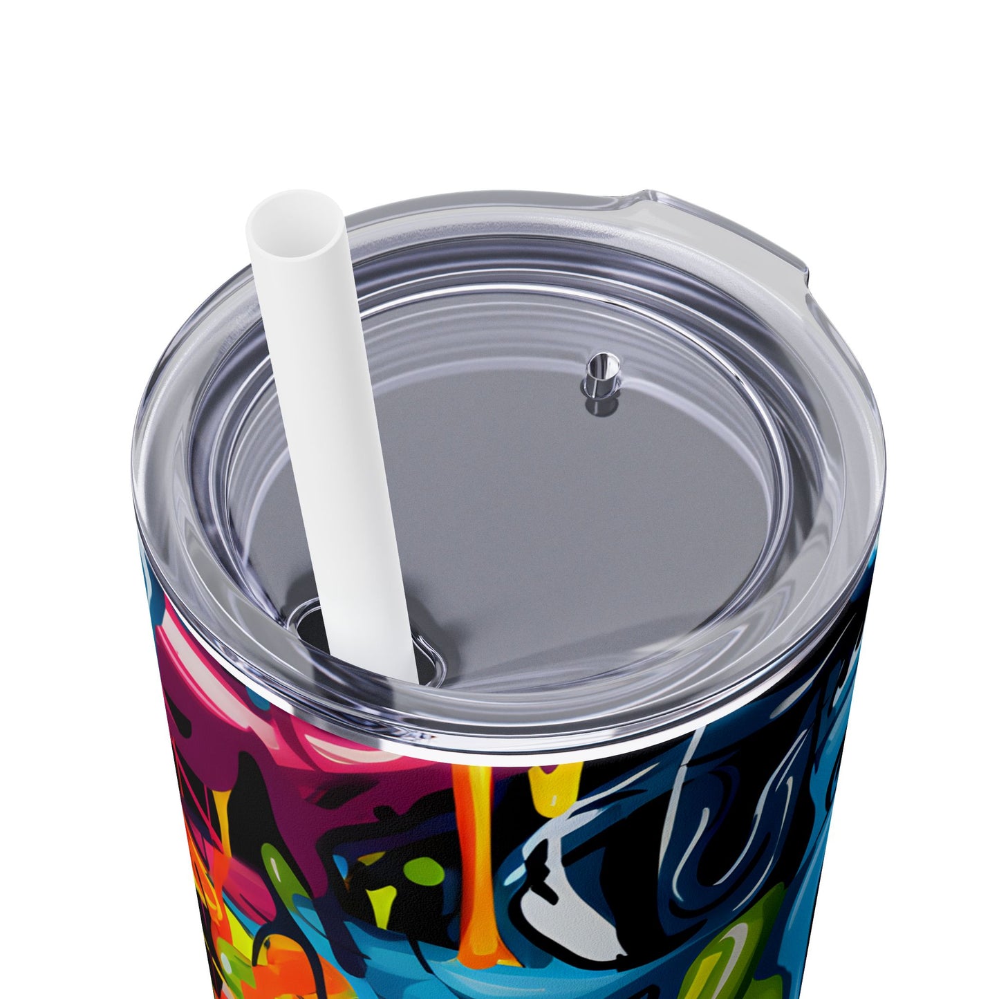 Graffiti - SleekSip Skinny 20oz Tumbler with Straw