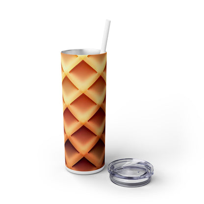 Waffle Cone - SleekSip Skinny 20oz Tumbler with Straw