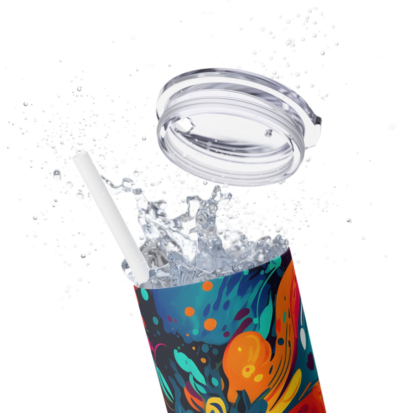 Graffiti - SleekSip Skinny 20oz Tumbler with Straw