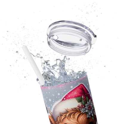 Christmas Time - SleekSip Skinny 20oz Tumbler with Straw