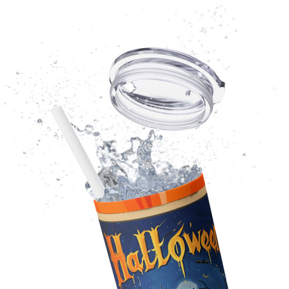 Halloween Card - SleekSip Skinny 20oz Tumbler with Straw