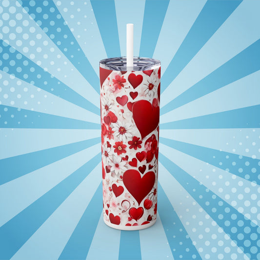 Heartfelt Blossoms Love Tumbler – 20oz