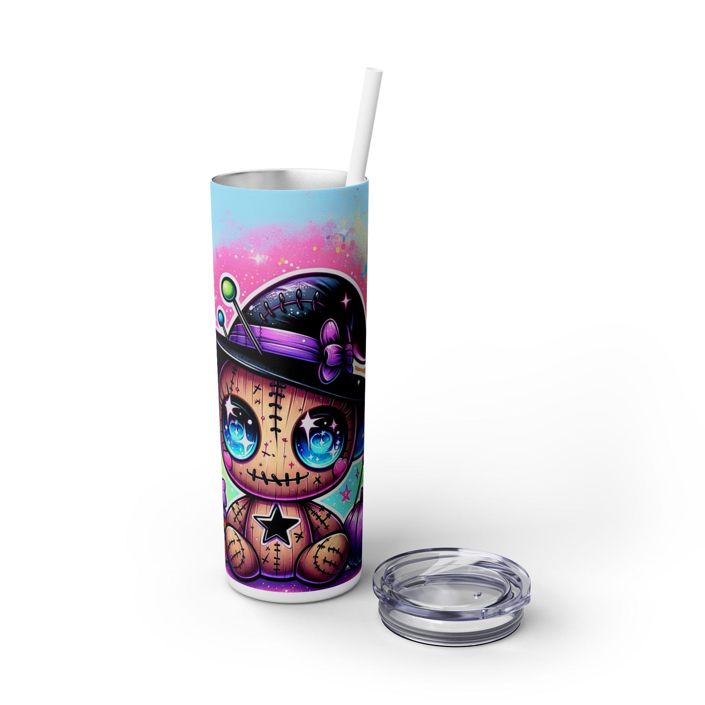 Cute Voodoo Doll - SleekSip Skinny 20oz Tumbler with Straw