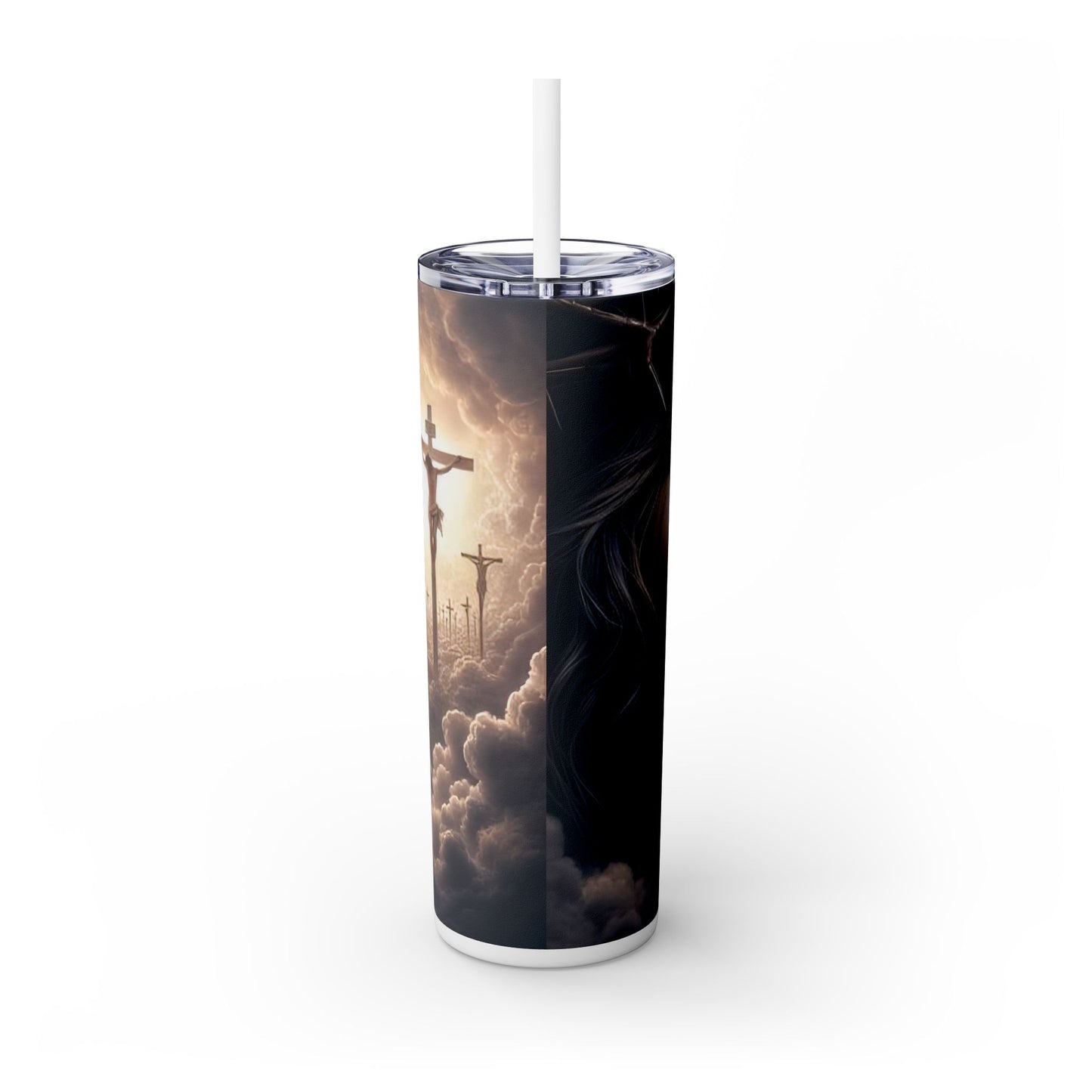 Lord Jesus Christ - SleekSip Skinny 20oz Tumbler with Straw