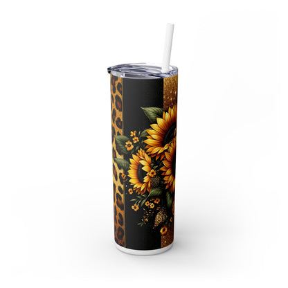 Sunflower Colors - SleekSip Skinny 20oz Tumbler with Straw