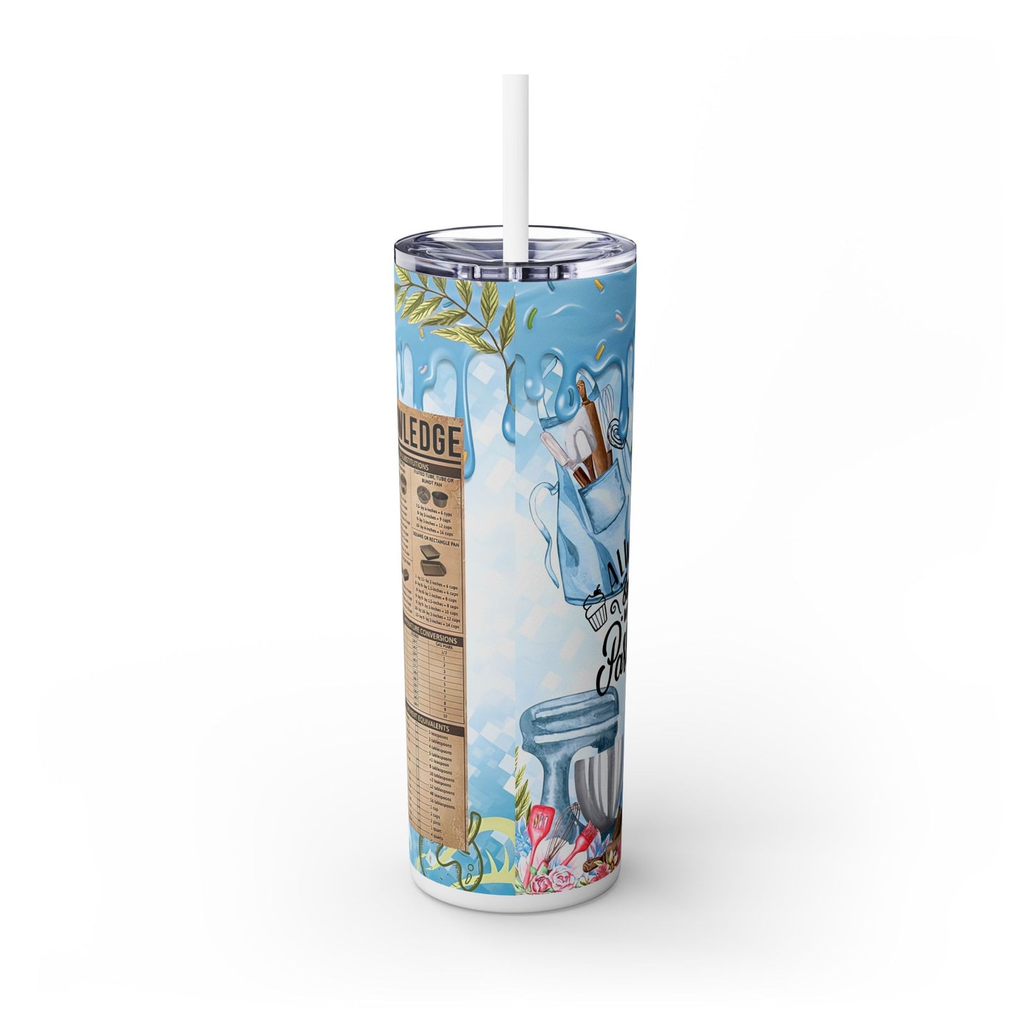 Baking Love - SleekSip Skinny 20oz Tumbler with Straw