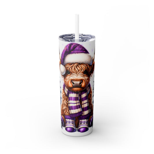 Christmas Time - SleekSip Skinny 20oz Tumbler with Straw