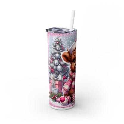 Christmas Time - SleekSip Skinny 20oz Tumbler with Straw