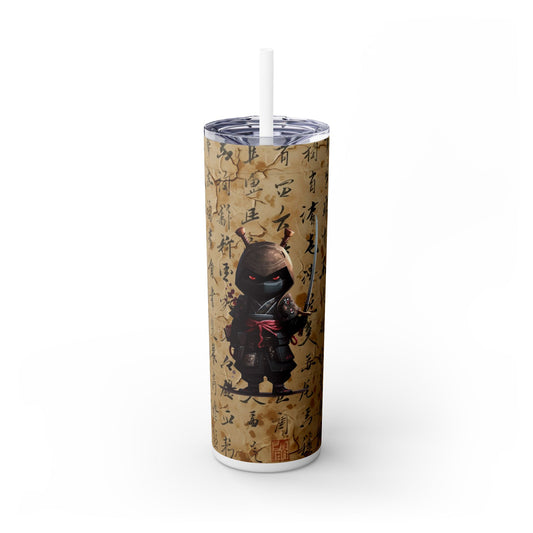 Samurai Kitty - SleekSip Skinny 20oz Tumbler with Straw